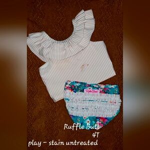 Ruffle Butts 4T swim